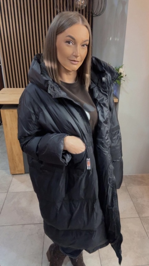 Płaszcz „Street Oversize" - Czarny