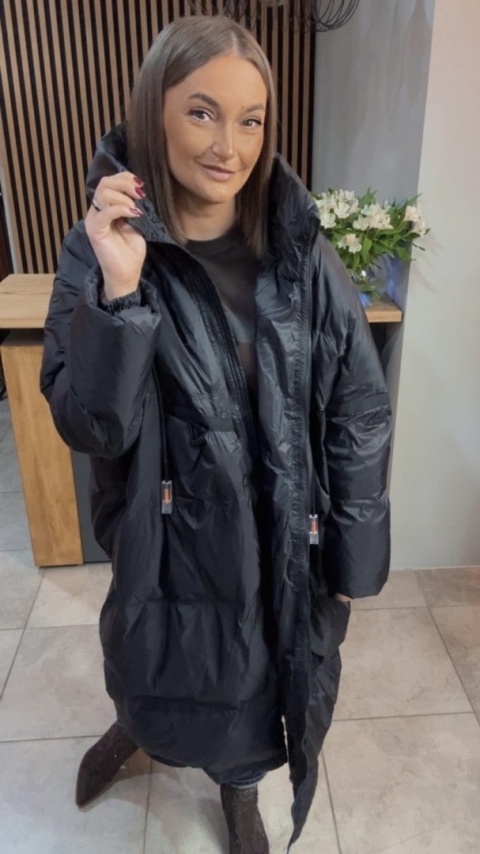 Płaszcz „Street Oversize" - Czarny