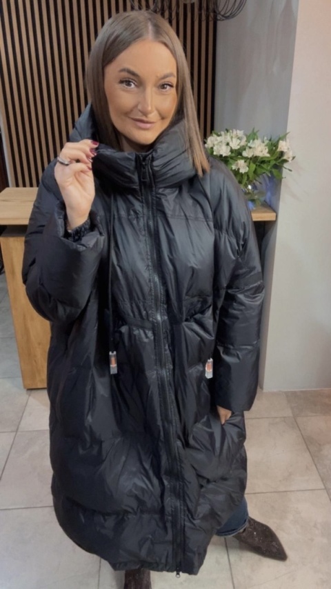 Płaszcz „Street Oversize" - Czarny