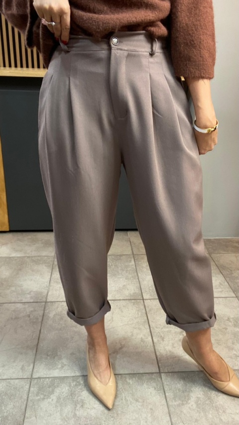 Spodnie z zakładkami - Fango