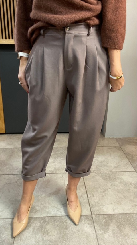 Spodnie z zakładkami - Fango