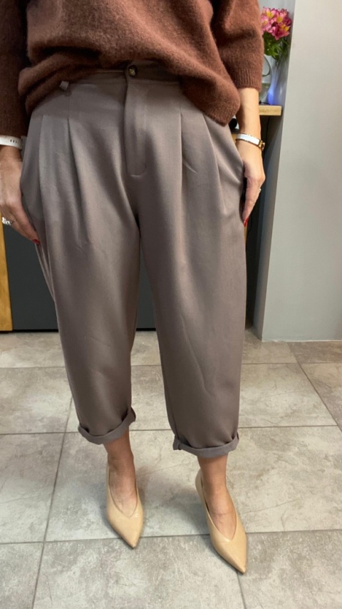 Spodnie z zakładkami - Fango