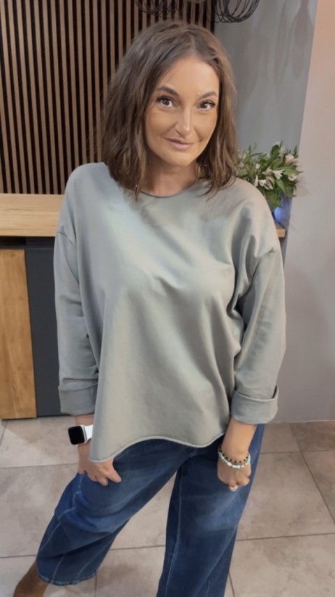 Bluzka surowa z długim rękawem Wendy Trendy - Fango