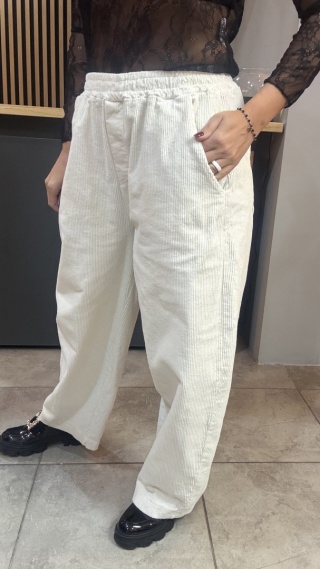 Spodnie sztruksowe Gioya & Co. - Burro