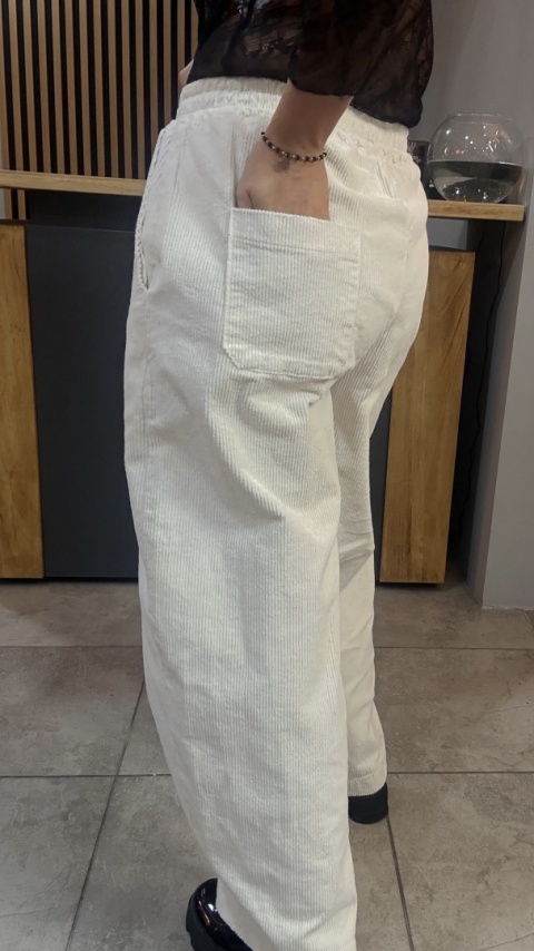 Spodnie sztruksowe Gioya & Co. - Burro