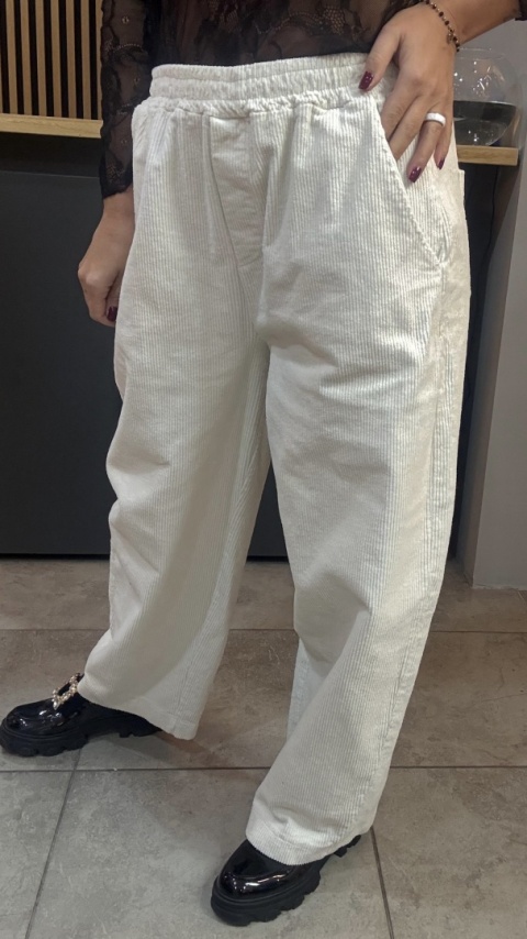 Spodnie sztruksowe Gioya & Co. - Burro