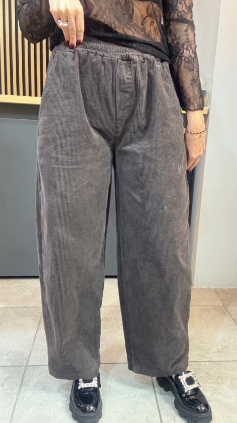 Spodnie sztruksowe Gioya & Co. - Chocolate