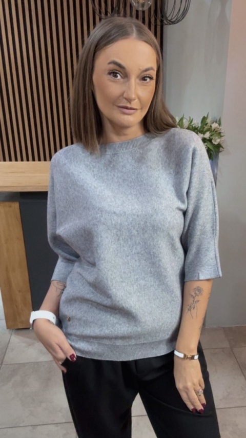 Sweter E-Woman Fashion - Szary