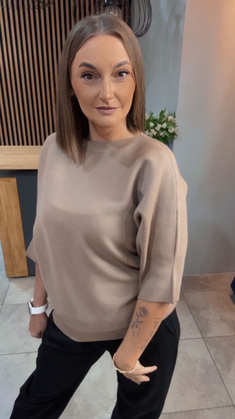 Sweter E-Woman Fashion - Camel