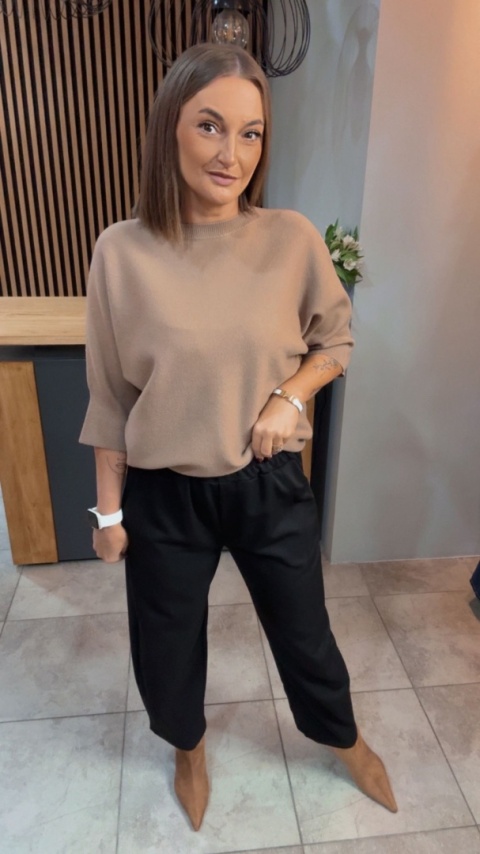 Sweter E-Woman Fashion - Camel