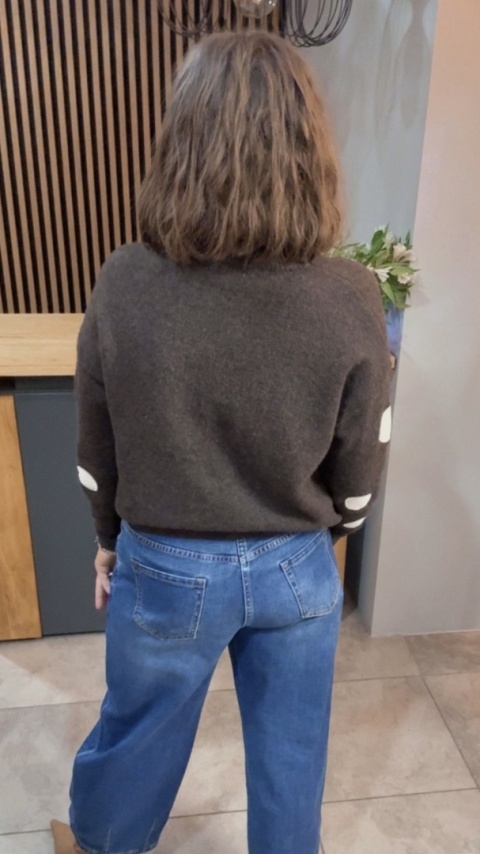 Sweter VICBEE w grochy