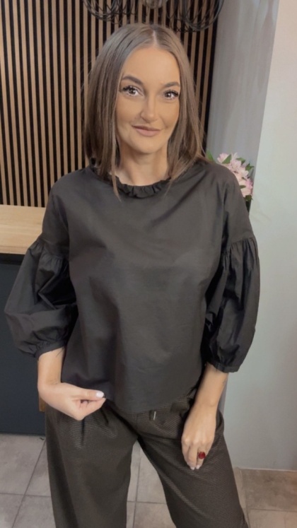 Bluzka bufka Wendykei - Czekolada