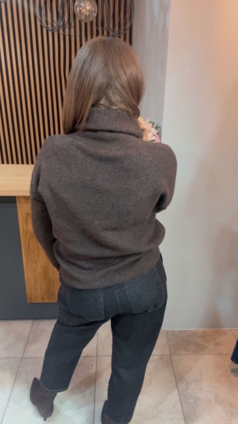 Golf damski VICBEE – Czekolada