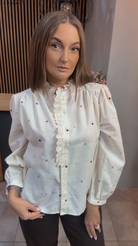 Koszula w serduszka VICBEE