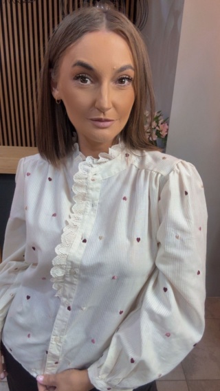 Koszula w serduszka VICBEE