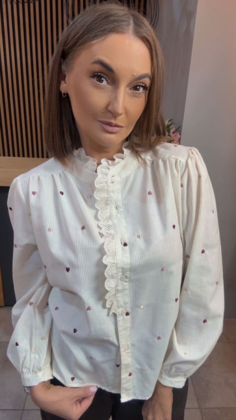 Koszula w serduszka VICBEE