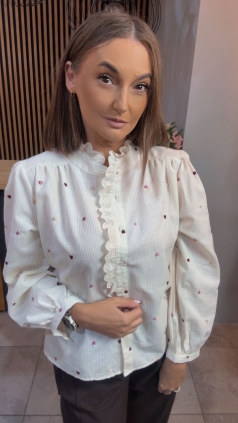 Koszula w serduszka VICBEE