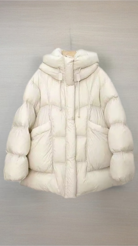 Kurtka naturalny puch Estelle - Śmietanka