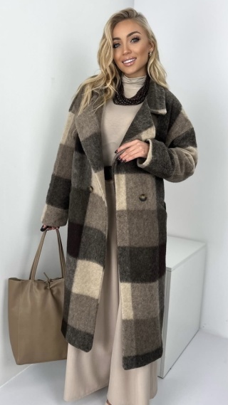 Płaszcz w kratę – Made in Italy
