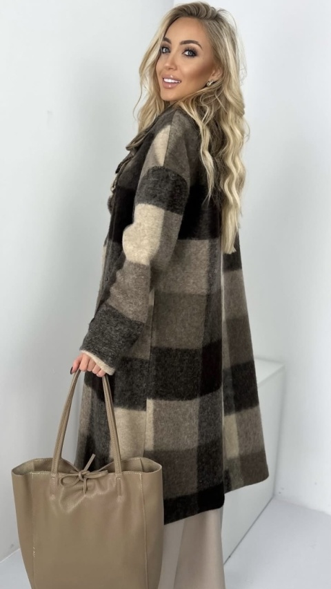 Płaszcz w kratę – Made in Italy