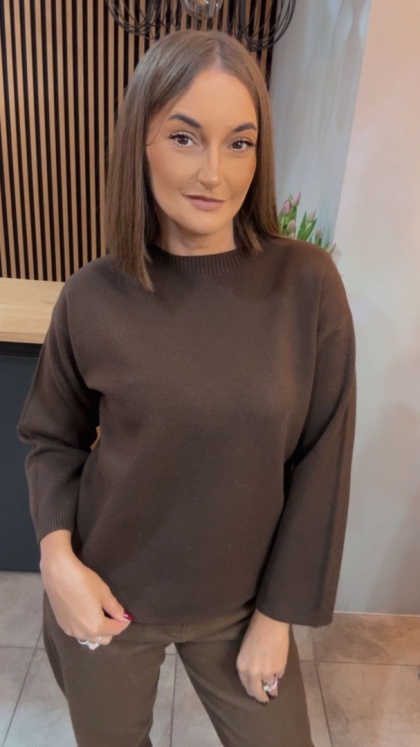 Sweter Melody - Czekolada