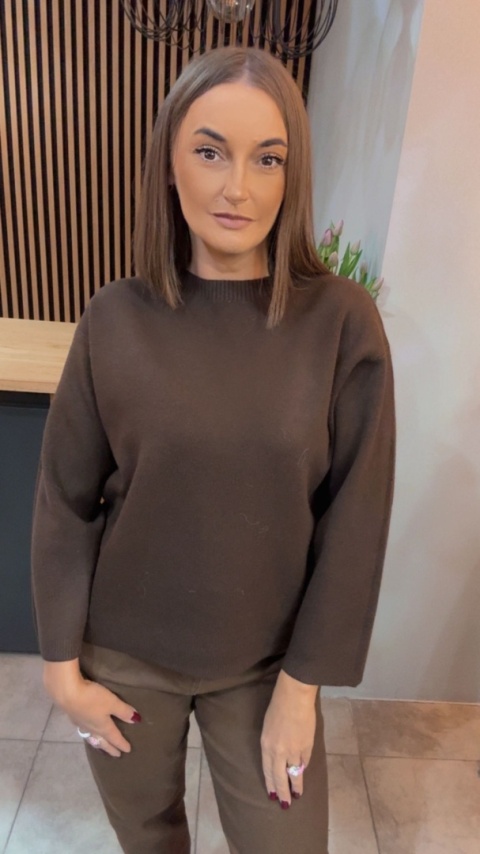 Sweter Melody - Czekolada