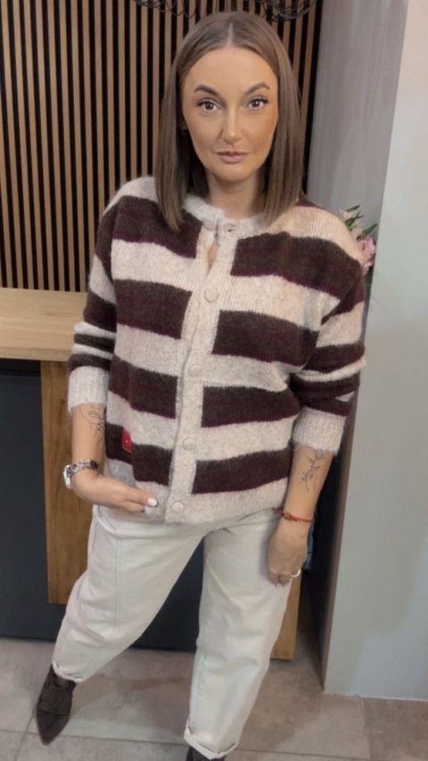 Sweter rozpinany VICBEE