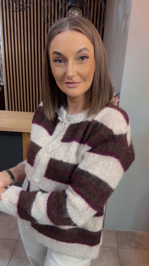 Sweter rozpinany VICBEE