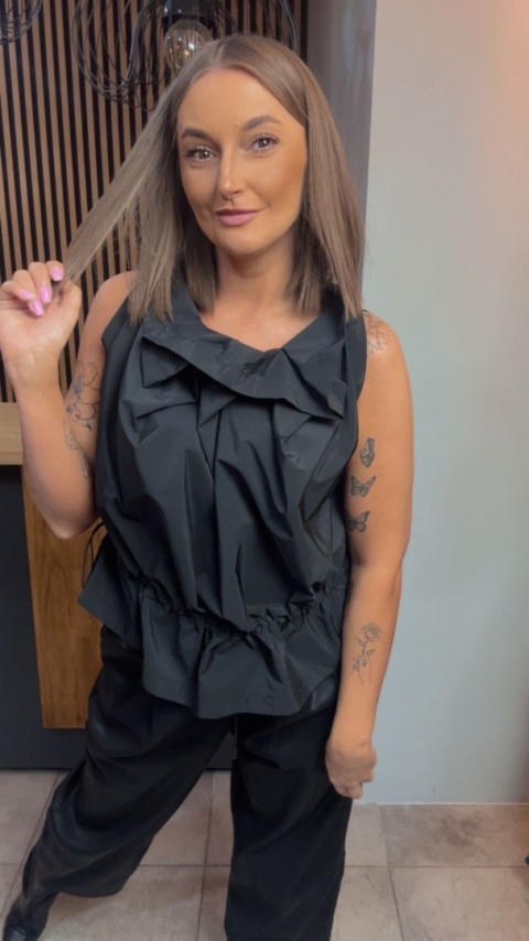 Bluzka Wendy Trendy – model z efektem „crinkle”