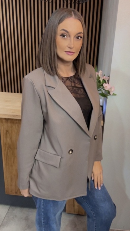 Elegancka Marynarka Dwurzędowa – Fango