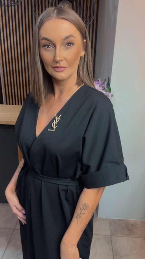 Kombinezon Palazzo Wendy Trendy z paskiem