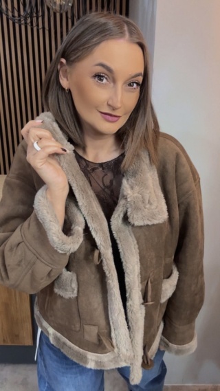 Kożuszek z miękkim futerkiem