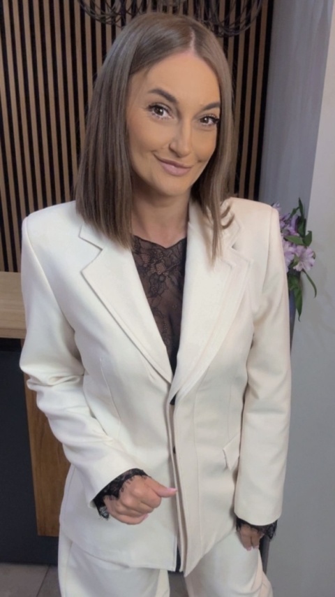 Marynarka Lumina - Śmietanka