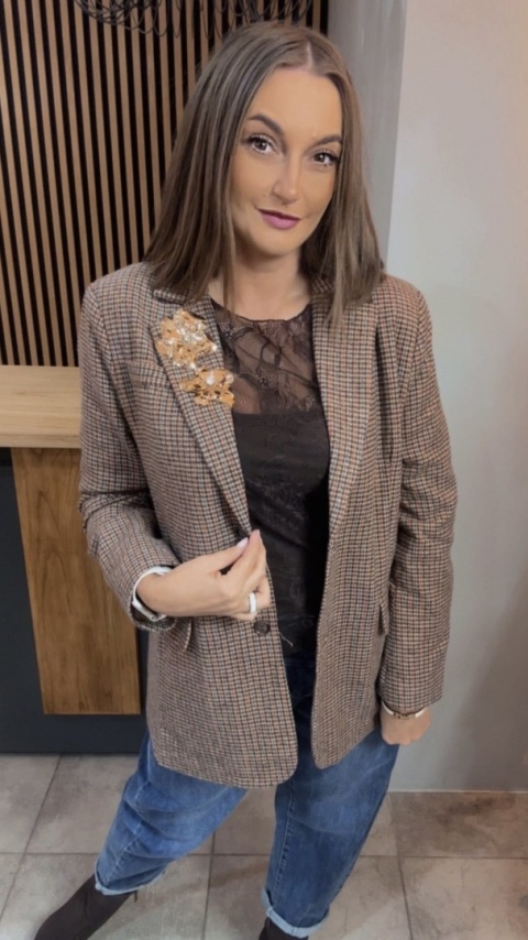 Marynarka damska LAMIAR / Pink Black