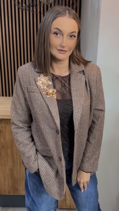 Marynarka damska LAMIAR / Pink Black