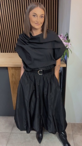 Spódnica Wendy Trendy – Balloon z Tafty | Czarna