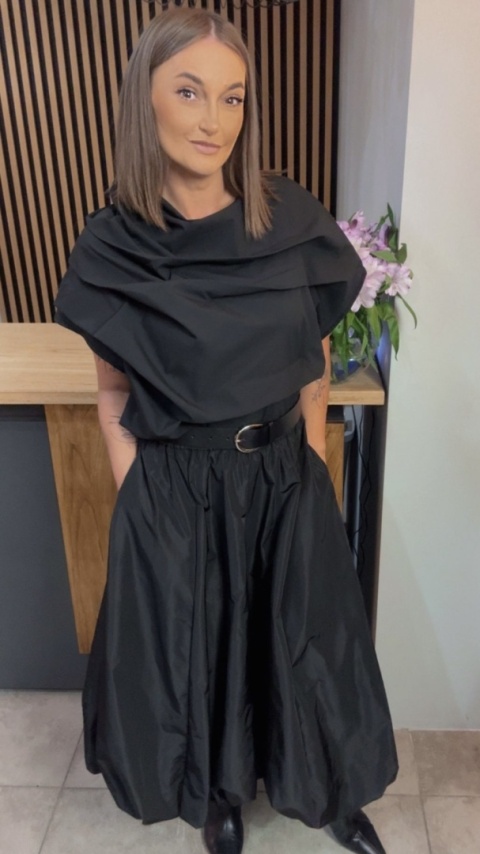 Spódnica Wendy Trendy – Balloon z Tafty | Czarna