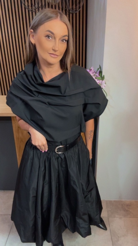 Spódnica Wendy Trendy – Balloon z Tafty | Czarna