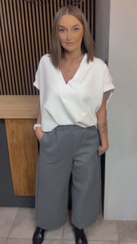 Spodnie Wendy Trendy – szerokie, eleganckie culottes