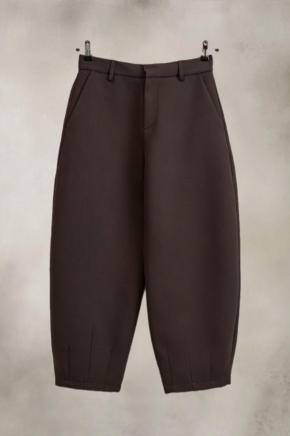 Spodnie balloon Lumina - Brąz