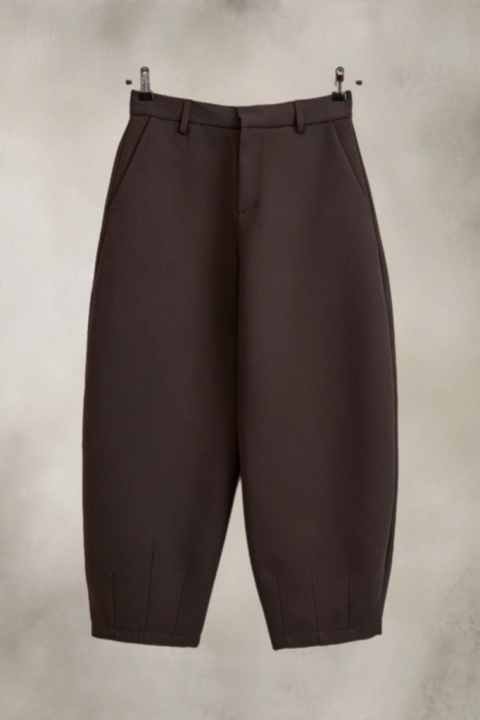 Spodnie balloon Lumina - Brąz