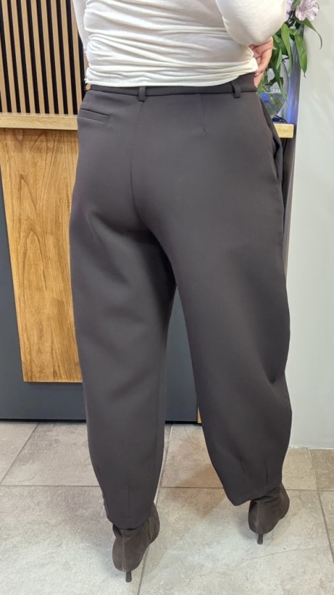 Spodnie balloon Lumina - Brąz