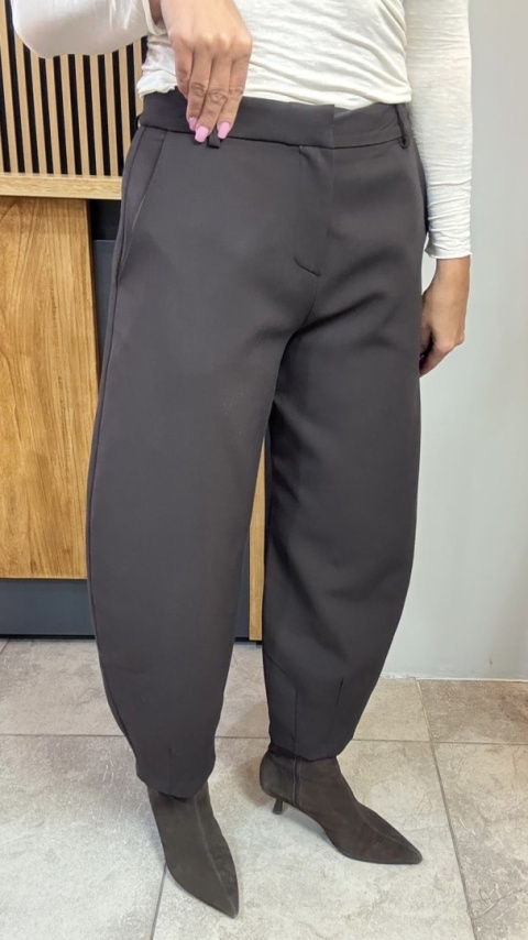 Spodnie balloon Lumina - Brąz