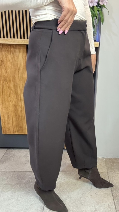 Spodnie balloon Lumina - Brąz