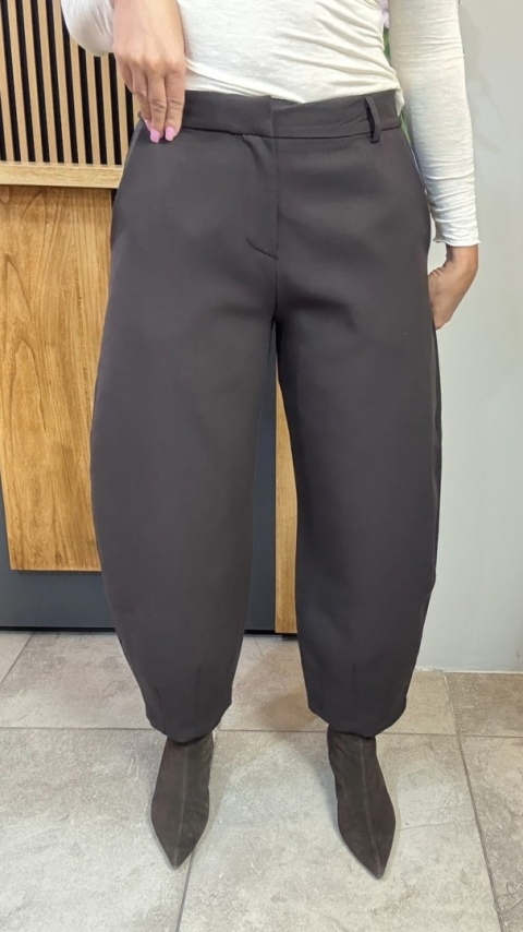 Spodnie balloon Lumina - Brąz