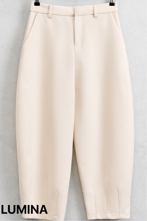 Spodnie balloon Lumina - Smietanka