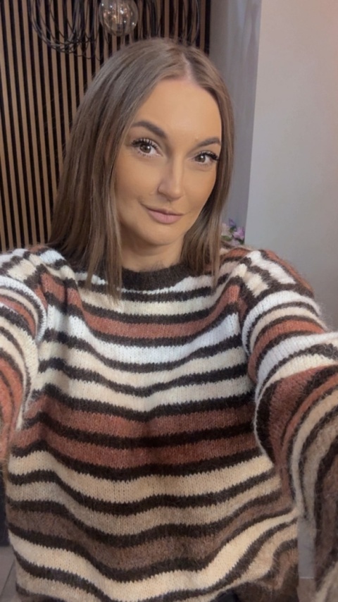 Sweter w kolorowe pasy – Cocco Rosso Collection