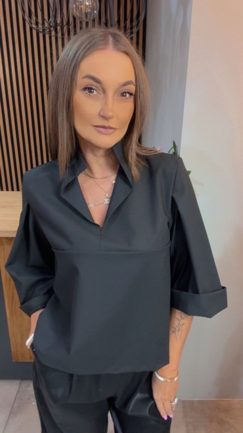 Bluzka Casual Wendykei - Czarna