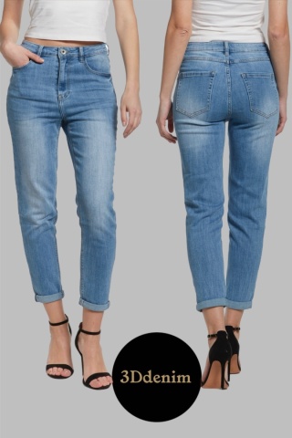 Jeansy 3Ddenim – 3D 1374 - wygodne, elastyczne, idealnie dopasowane
