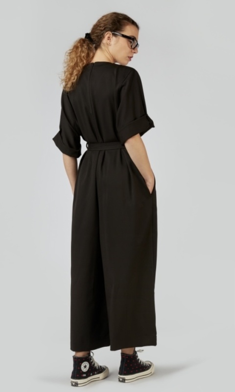 Kombinezon Palazzo Wendy Trendy z paskiem tkanina